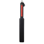 Паддл LOCKINK SEVANDA Braided-handle Spanking Paddle, чорно-червоний, гладенький, з плетінням на ручці