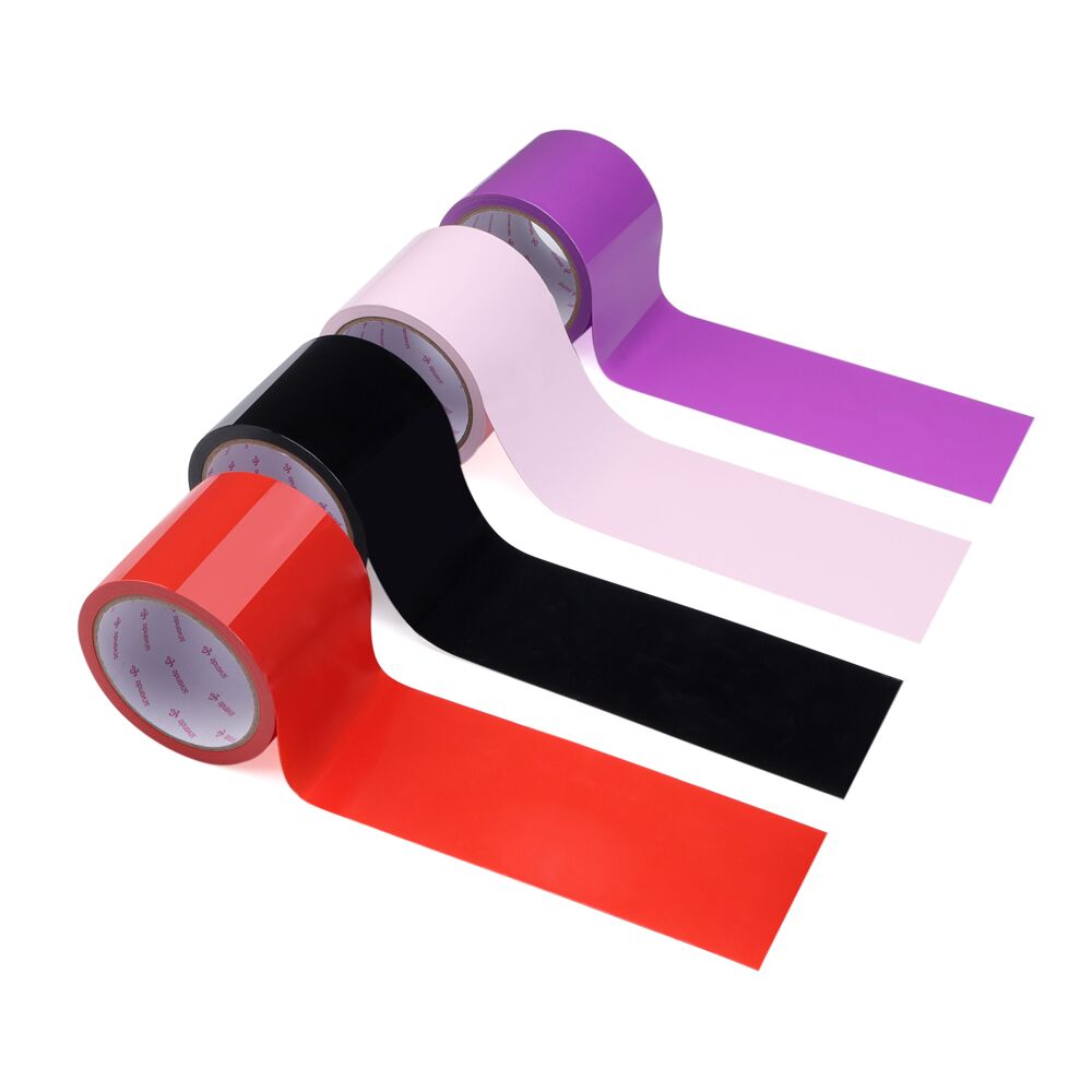 LOCKINK (Китай) Скотч для бондажу LOCKINK SEVANDA Electrostatic Tape, чорна, 16 м