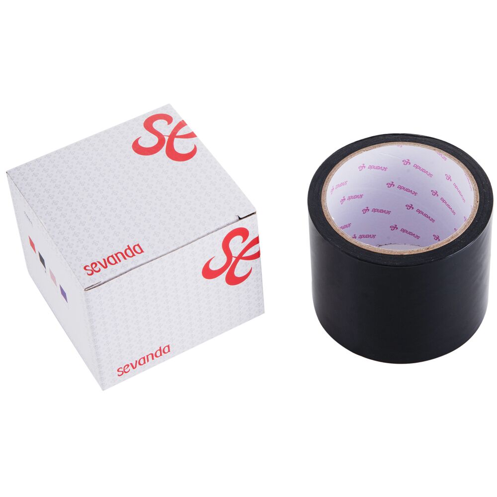 LOCKINK (Китай) Скотч для бондажу LOCKINK SEVANDA Electrostatic Tape, чорна, 16 м