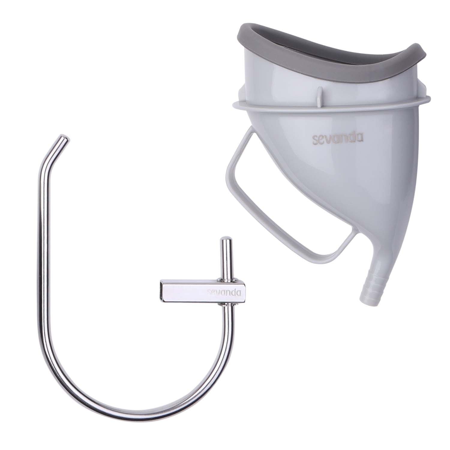 LOCKINK (Китай) Набір для домінування LOCKINK SEVANDA Objectification Bathroom Set, маска та 4 насадки