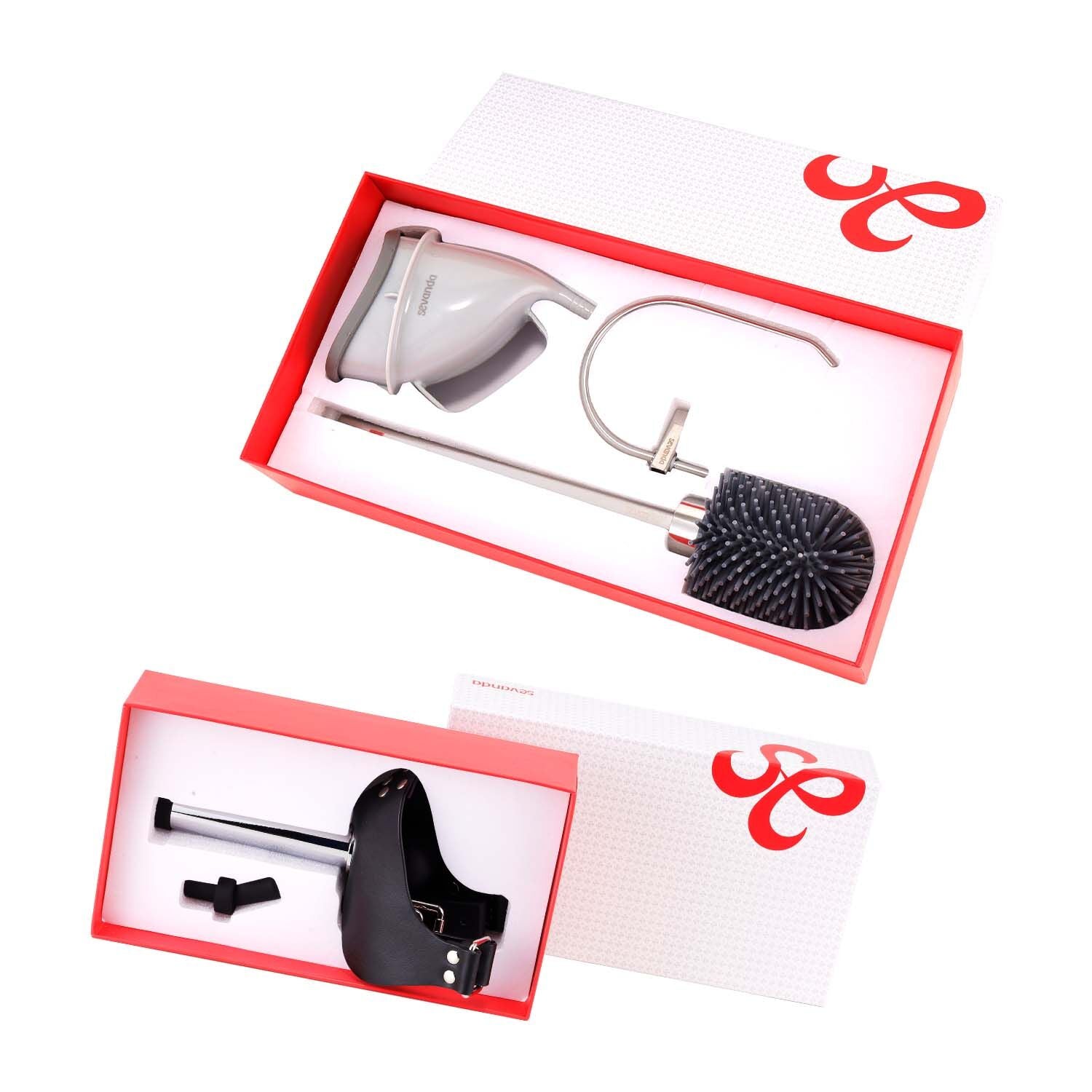 LOCKINK (Китай) Набір для домінування LOCKINK SEVANDA Objectification Bathroom Set, маска та 4 насадки