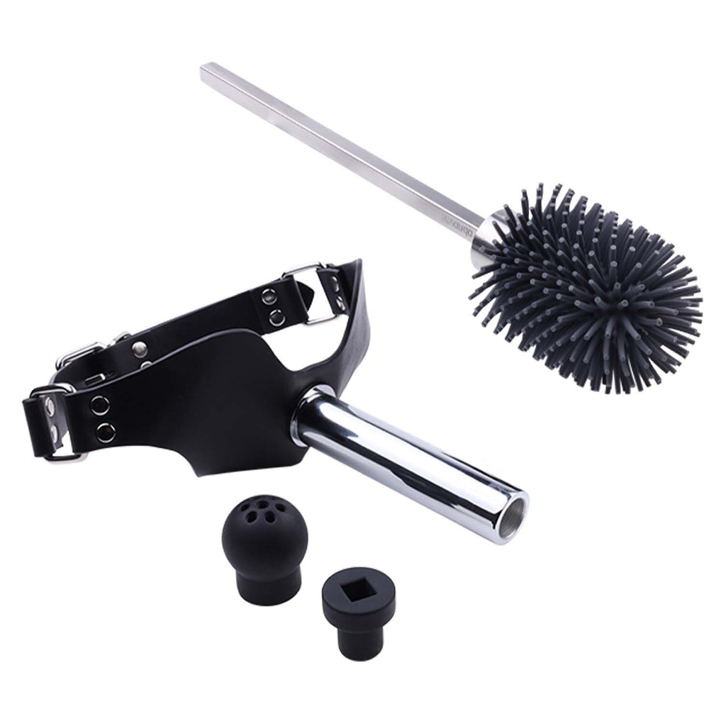 LOCKINK (Китай) Набір для домінування LOCKINK SEVANDA Objectification Bathroom Set, маска та 4 насадки