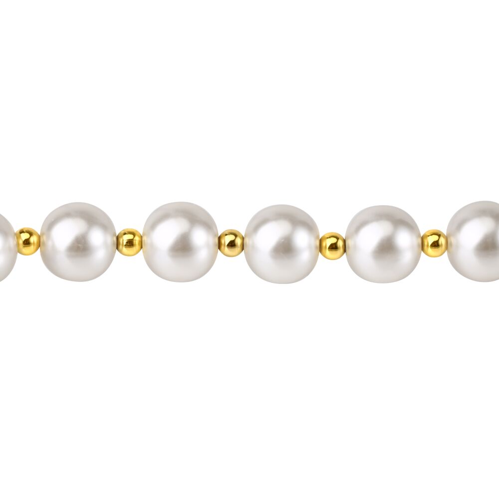 LOCKINK (Китай) Перлинний набір для фіксації LOCKINK Pearl Bondage & Restraint Set, наручники, поножі, повідець