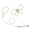 LOCKINK (Китай) Перлинний набір для фіксації LOCKINK Pearl Bondage & Restraint Set, наручники, поножі, повідець