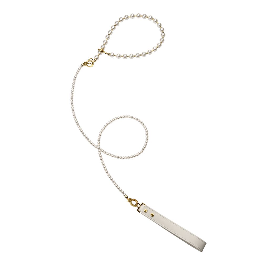 LOCKINK (Китай) Перлинний набір для фіксації LOCKINK Pearl Bondage & Restraint Set, наручники, поножі, повідець