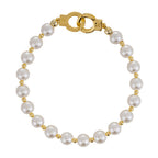 Перлинні наручники та поножі LOCKINK Pearl Handcuffs & Anklecuffs