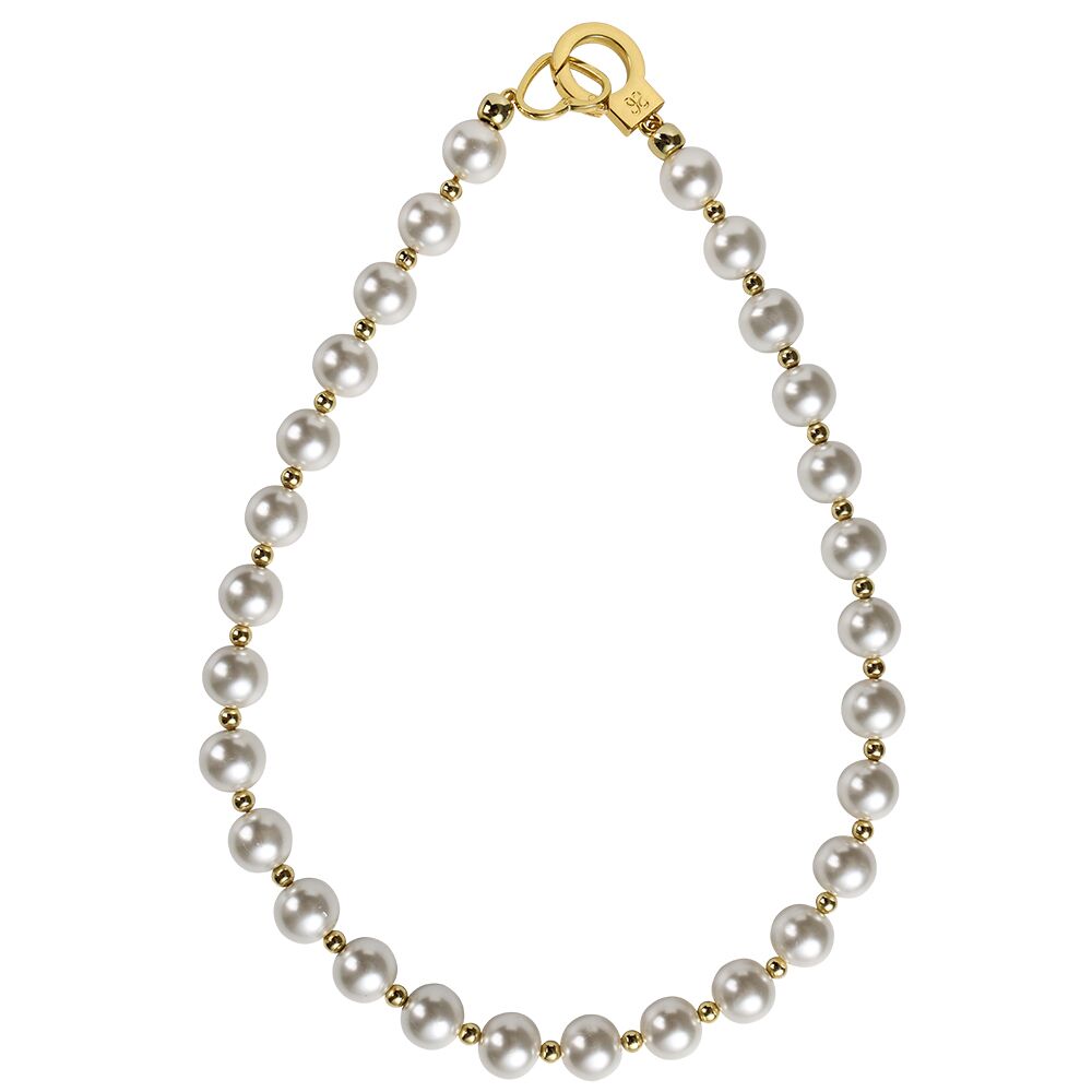 LOCKINK (Китай) Перлинний нашийник з повідцем LOCKINK Pearl Collar & Leash Set