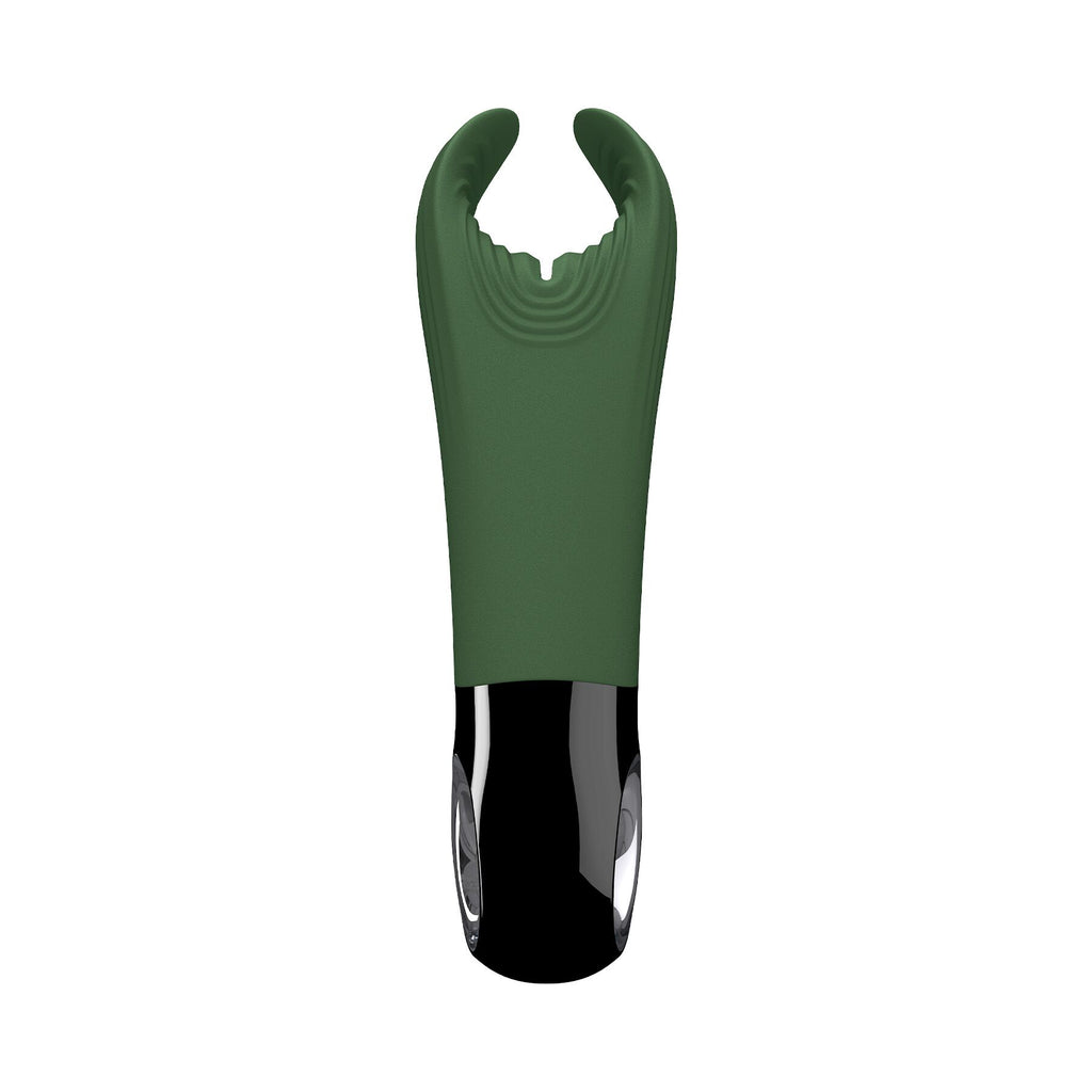 Fun Factory (Німеччина) Вібратор для пеніса Fun Factory MANTA moss green/black, підходить для парних ігор