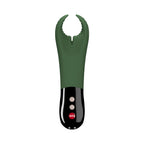 Вібратор для пеніса Fun Factory MANTA moss green/black, підходить для парних ігор