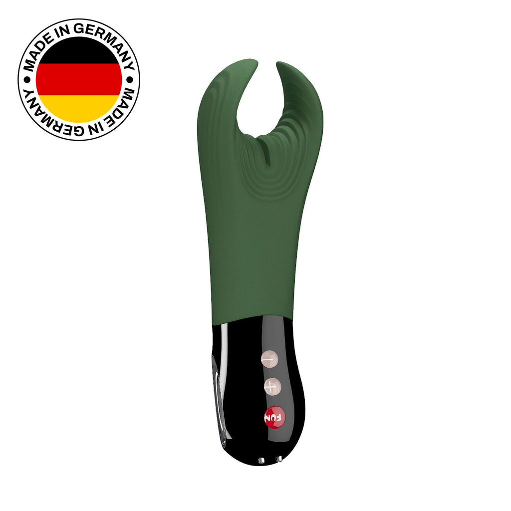 Fun Factory (Німеччина) Вібратор для пеніса Fun Factory MANTA moss green/black, підходить для парних ігор