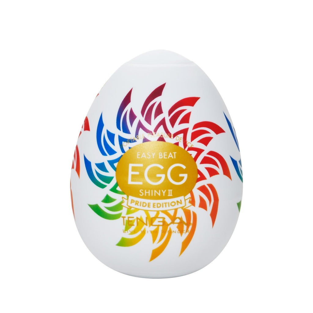 Мастурбатор-яйце Tenga Egg Shiny II Pride Edition, щільний TPE, пробник лубриканту 5 мл, лімітована серія