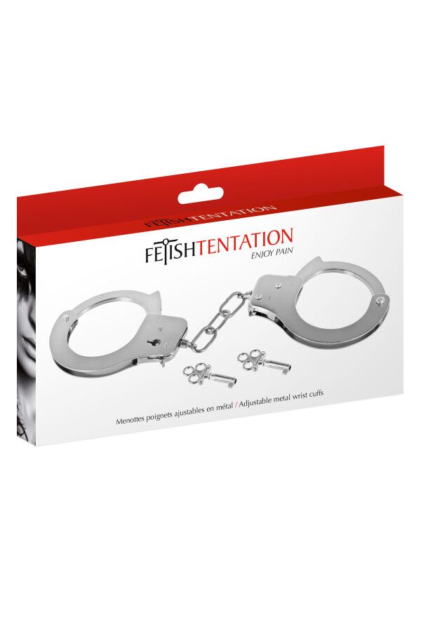 Fetish Tentation (Франція) Наручники Fetish Tentation Adjustable metal wrist cuffs
