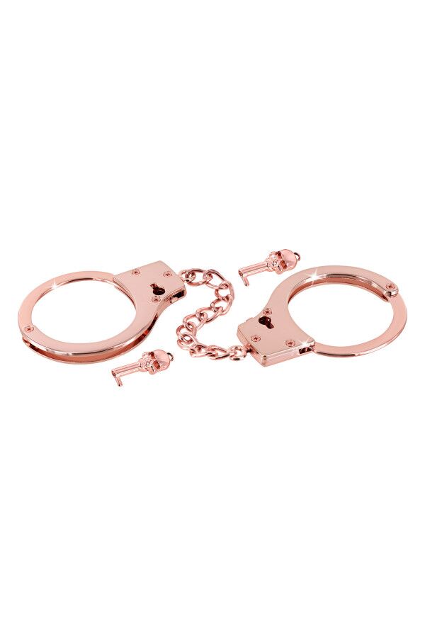 Fetish Tentation (Франція) Наручники Fetish Tentation Premium Chick wrist cuffs in rose-gold metal