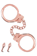 Fetish Tentation (Франція) Наручники Fetish Tentation Premium Chick wrist cuffs in rose-gold metal