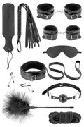 Fetish Tentation (Франція) Набір для BDSM Fetish Tentation SM Bondage Box in vegan leather 10pcs