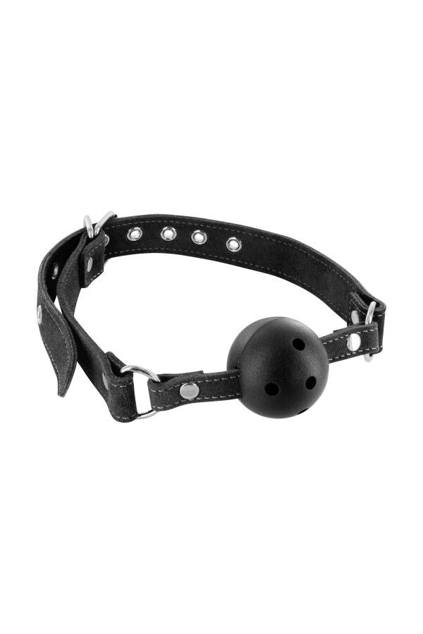 Fetish Tentation (Франція) Кляп Fetish Tentation Premium Leather gag with stiff ball