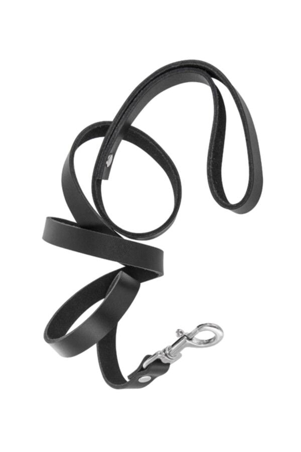 Fetish Tentation (Франція) Повідець з натуральної шкіри Fetish Tentation Premium Patent leather chocker and leash