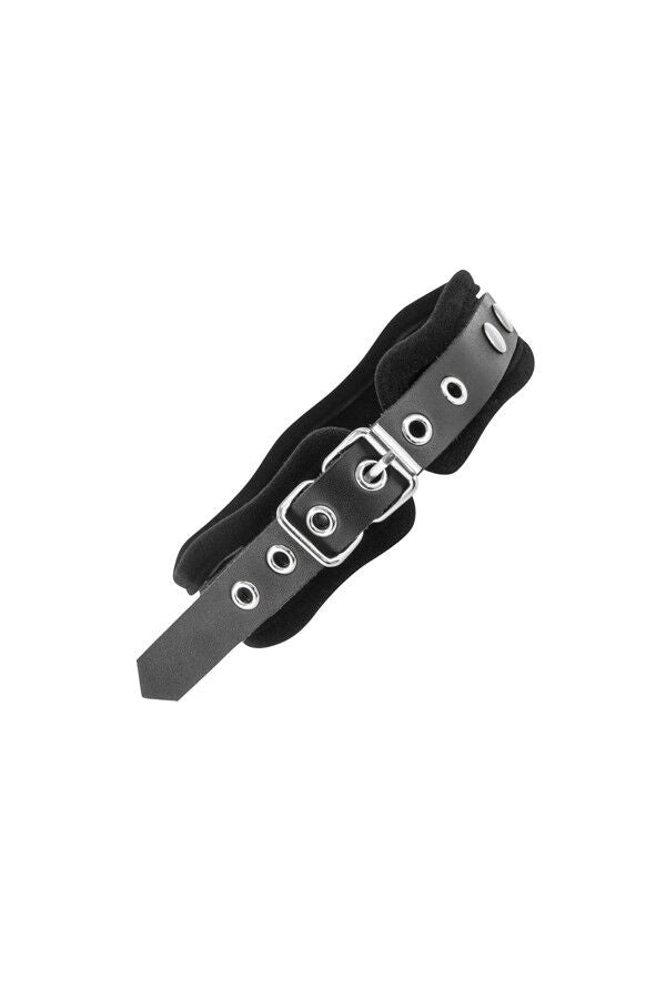 Fetish Tentation (Франція) Повідець з натуральної шкіри Fetish Tentation Premium Patent leather chocker and leash