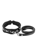 Fetish Tentation (Франція) Повідець з натуральної шкіри Fetish Tentation Premium Patent leather chocker and leash