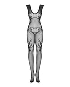 Бодістокінг Obsessive Bodystocking F241, S/M/L, сітка по всьому тілу, відкриті руки, відкрита спина