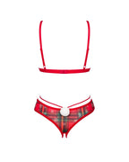 Комплект Obsessive Ms Merrilo 2-pcs set, XS/S, м’який бюстгальтер та трусики з д