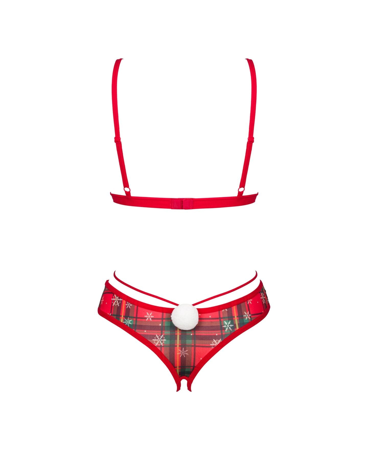 Комплект Obsessive Ms Merrilo 2-pcs set, XS/S, м’який бюстгальтер та трусики з д