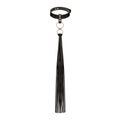 Rosy Gold (Нідерланди) Нашийник с флогером Rosy Gold - Collar with Flogger - Black