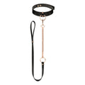 Rosy Gold (Нідерланди) Нашийник з повідцем Rosy Gold - Collar with Leash - Black