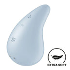 Вібратор для зовнішньої стимуляції Satisfyer Dew Drop, 2 мотори, 12 режимів, м’який корпус