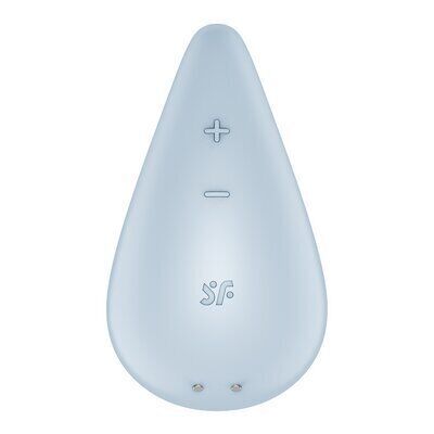 Вібратор для зовнішньої стимуляції Satisfyer Dew Drop, 2 мотори, 12 режимів, м’який корпус