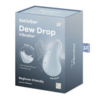 Вібратор для зовнішньої стимуляції Satisfyer Dew Drop, 2 мотори, 12 режимів, м’який корпус