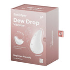 Вібратор для зовнішньої стимуляції Satisfyer Dew Drop White, 2 мотори, 12 режимі