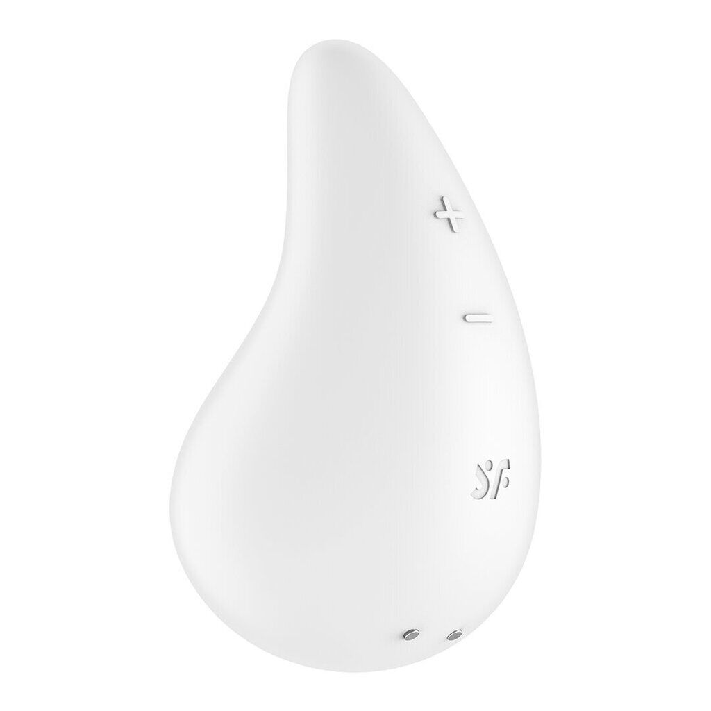 Вібратор для зовнішньої стимуляції Satisfyer Dew Drop White, 2 мотори, 12 режимі