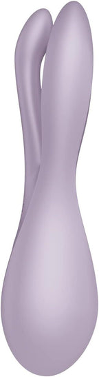 Кліторальний вібратор Satisfyer Threesome 2 Violet, 3 гнучкі пальчики, 3 мотори