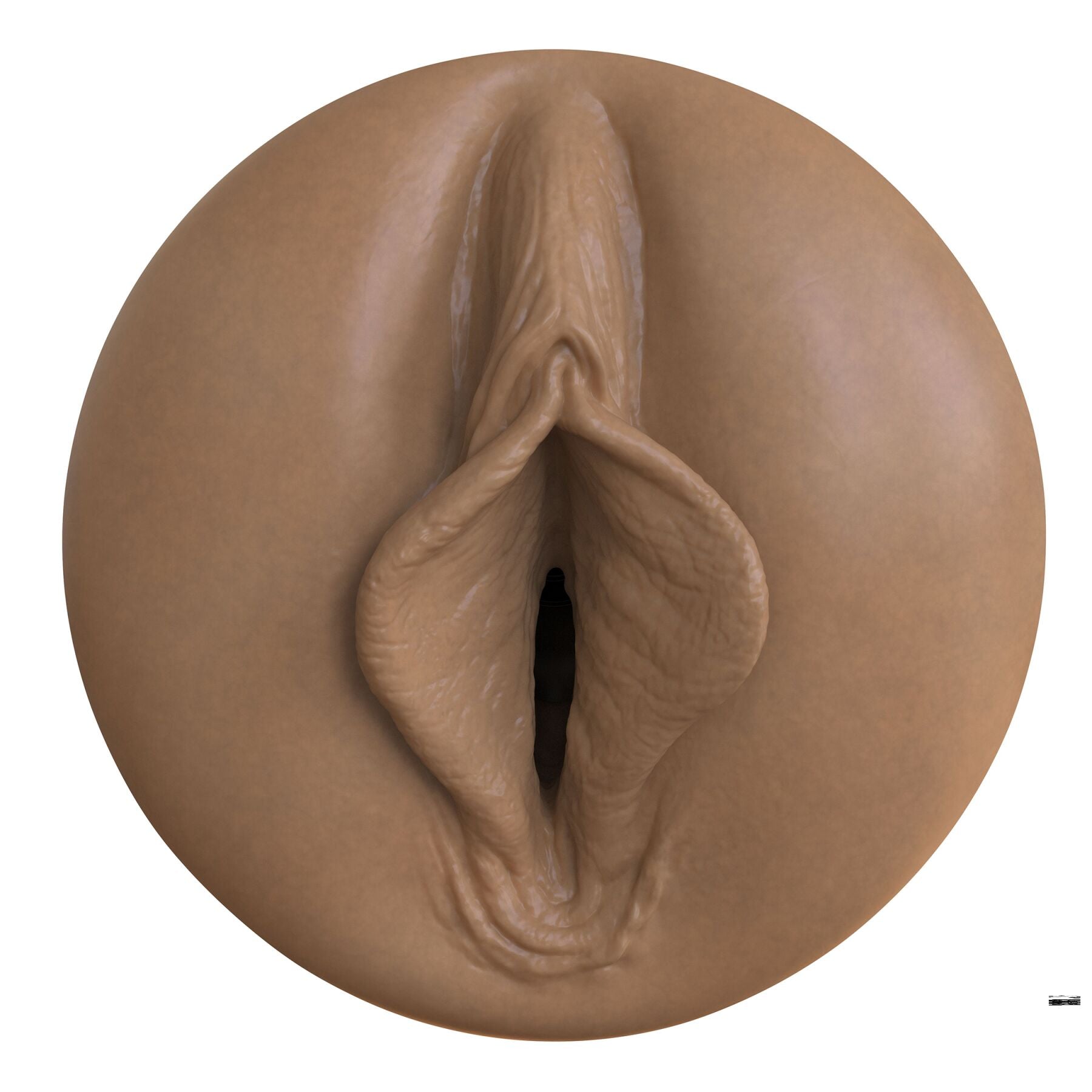Fleshlight (США) Мастурбатор-вагіна Fleshlight Boost Bang Medium Dark Flesh, плаваючі кільця Turbo Tech