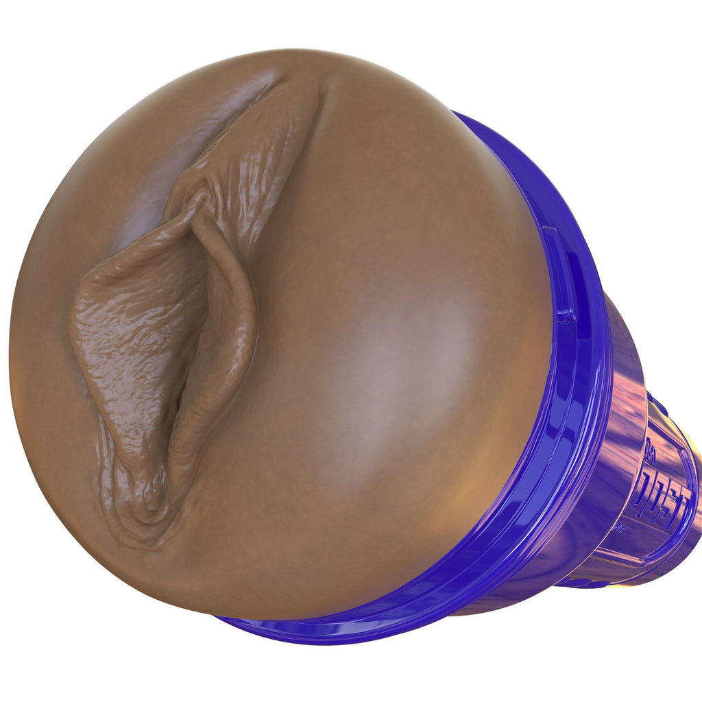 Fleshlight (США) Мастурбатор-вагіна Fleshlight Boost Bang Medium Dark Flesh, плаваючі кільця Turbo Tech
