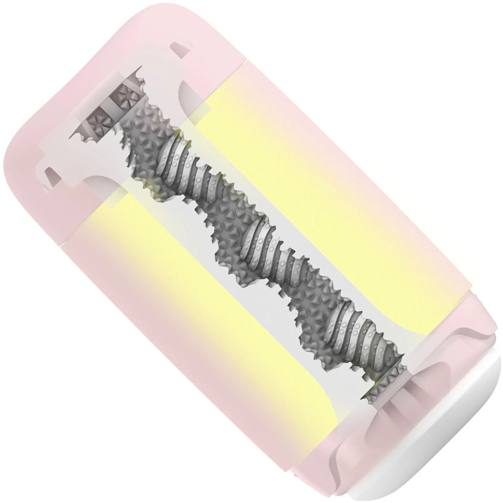 Tenga (Япония) Мастурбатор TENGA PUFFY Strawberry Pink, ультрам’який матеріал, багаторазовий, наскрізний