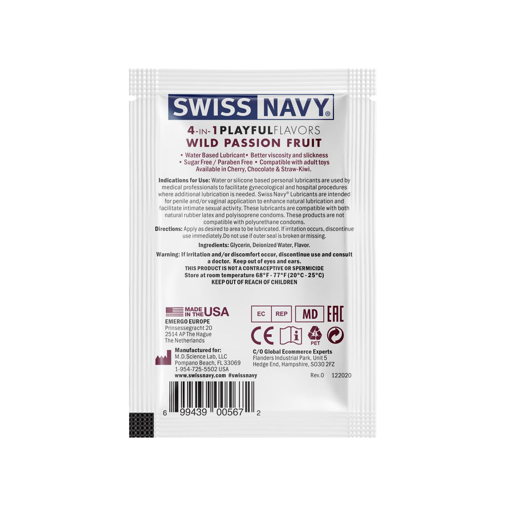 Swiss Navy (США) Пробник Swiss Navy  4 in 1 Wild Passion Fruit 5 мл