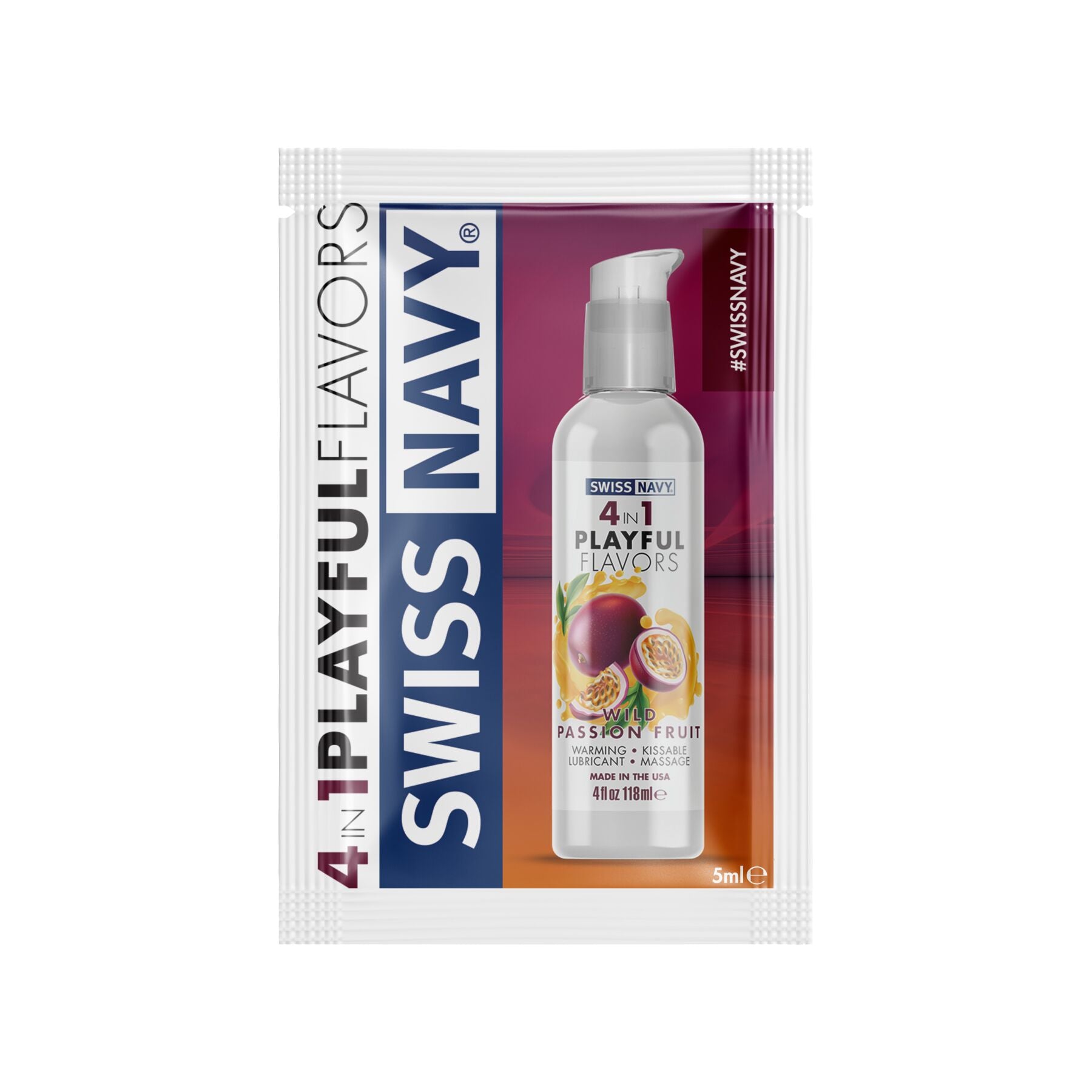 Swiss Navy (США) Пробник Swiss Navy  4 in 1 Wild Passion Fruit 5 мл