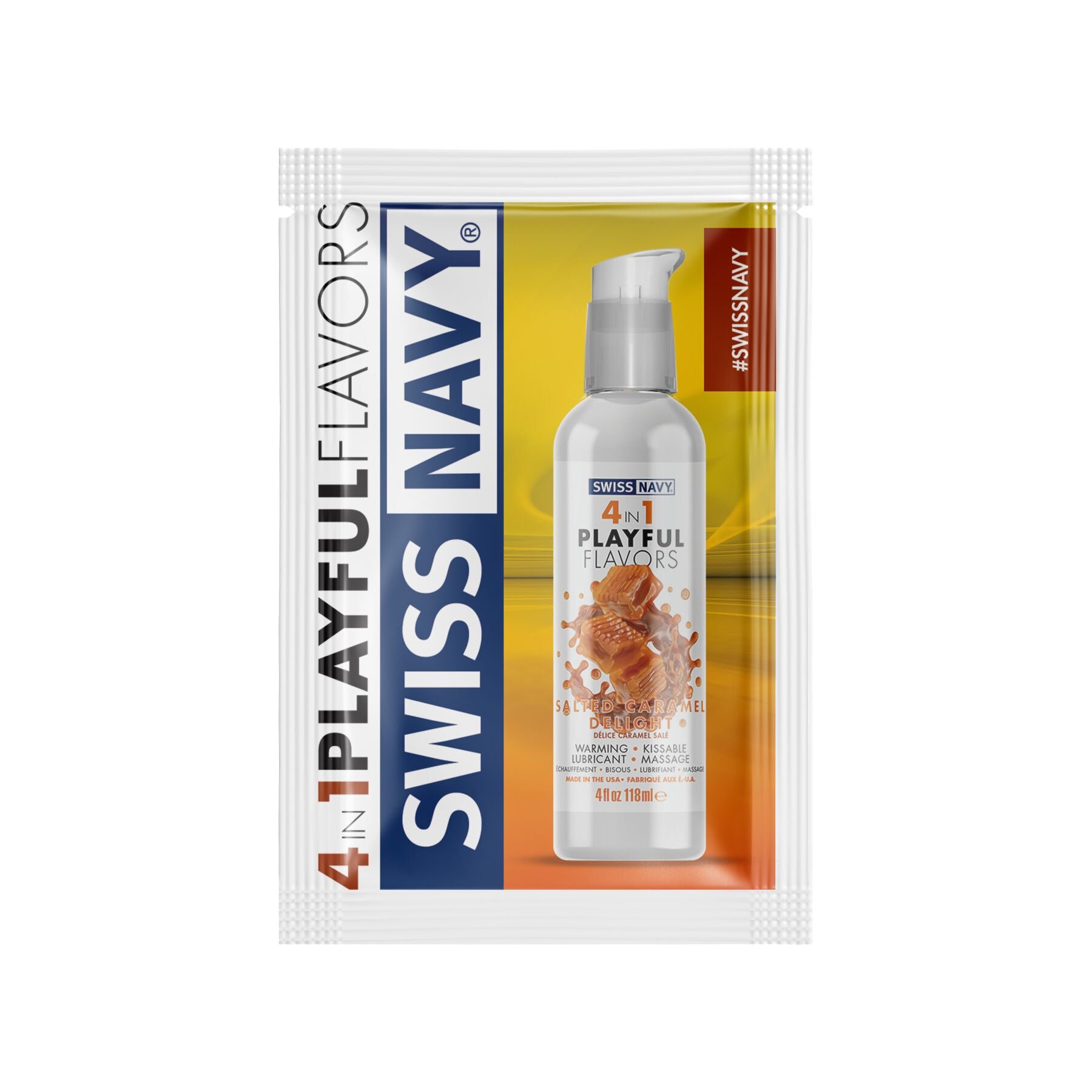 Swiss Navy (США) Пробник Swiss Navy  4 in 1 Salted Caramel Delight 5 мл