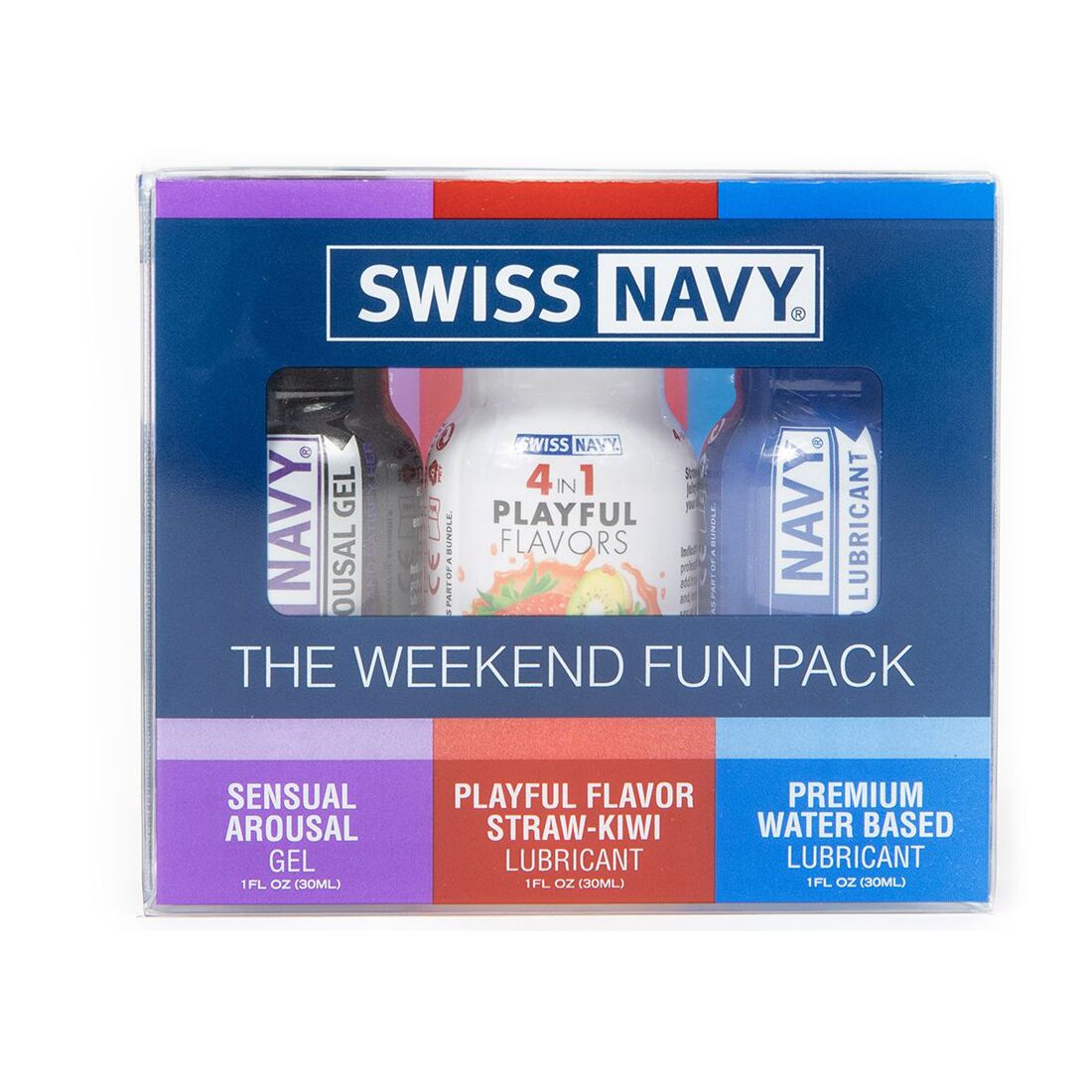 Swiss Navy (США) Набір Swiss Navy Weekend Fun Pack 3 х 30 мл
