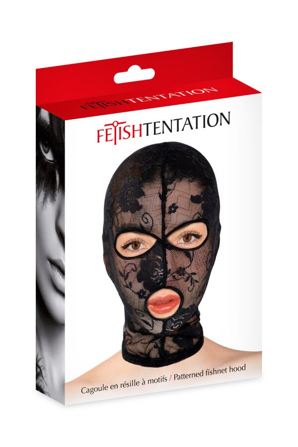 Fetish Tentation (Франція) Капюшон для БДСМ Fetish Tentation Patterned fishnet hood