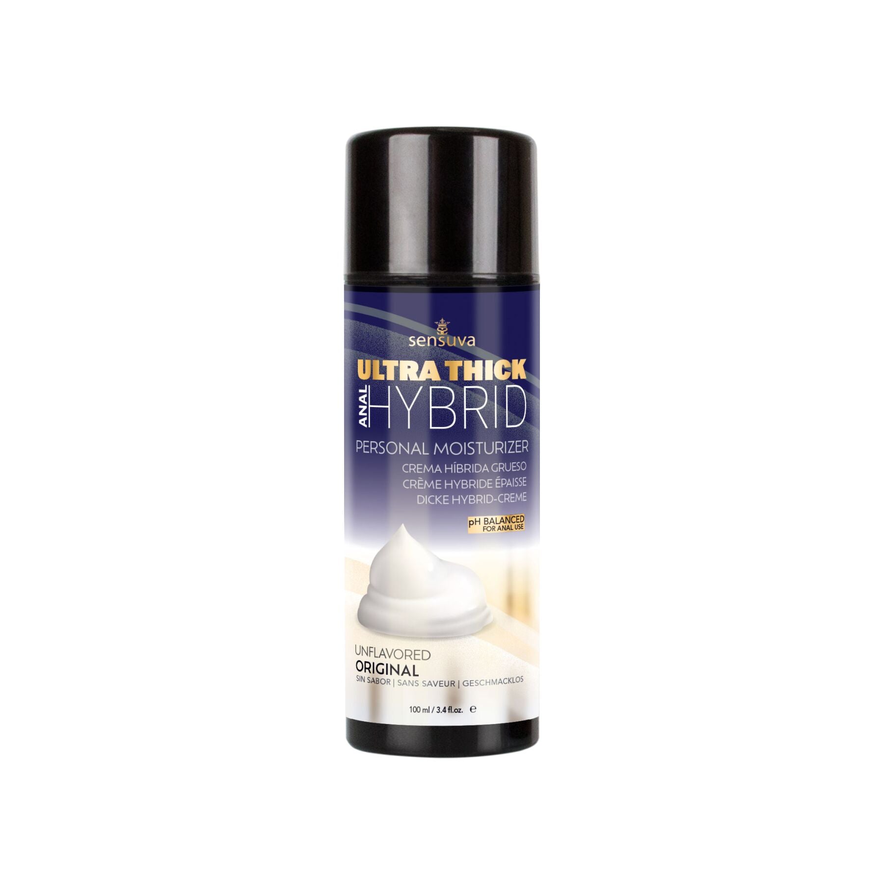 Sensuva (США) Анальна змазка на гібридній основі Sensuva UltraThick Anal Hybrid (100 мл), дуже густа