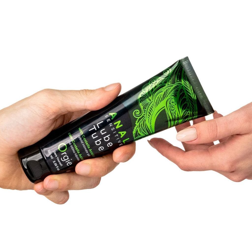 Orgie (Бразилія-Португалія) Анальна змазка Orgie Lube Tube Anal Sensitive, 100 мл, водна основа, імітація силікону