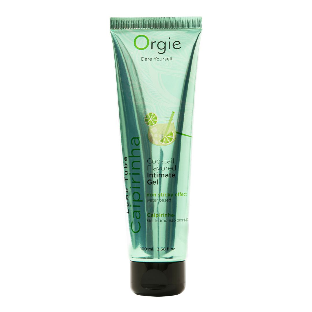 Orgie (Бразилія-Португалія) Лубрикант на водній основі Orgie Lube Tube Cocktail Caipirinha, 100 мл, смак цитрусового коктейлю