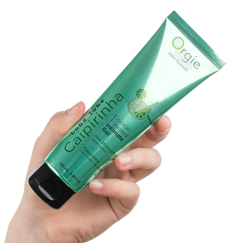 Orgie (Бразилія-Португалія) Лубрикант на водній основі Orgie Lube Tube Cocktail Caipirinha, 100 мл, смак цитрусового коктейлю