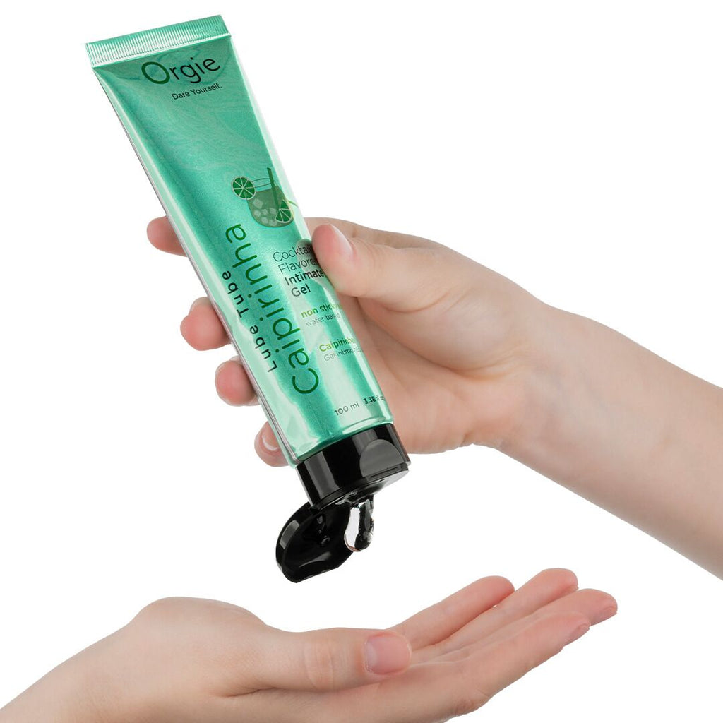 Orgie (Бразилія-Португалія) Лубрикант на водній основі Orgie Lube Tube Cocktail Caipirinha, 100 мл, смак цитрусового коктейлю