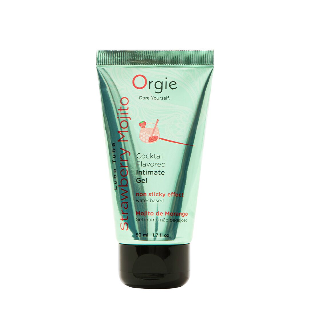 Orgie (Бразилія-Португалія) Лубрикант на водній основі Orgie Lube Tube Strawberry Mojito, 50 мл