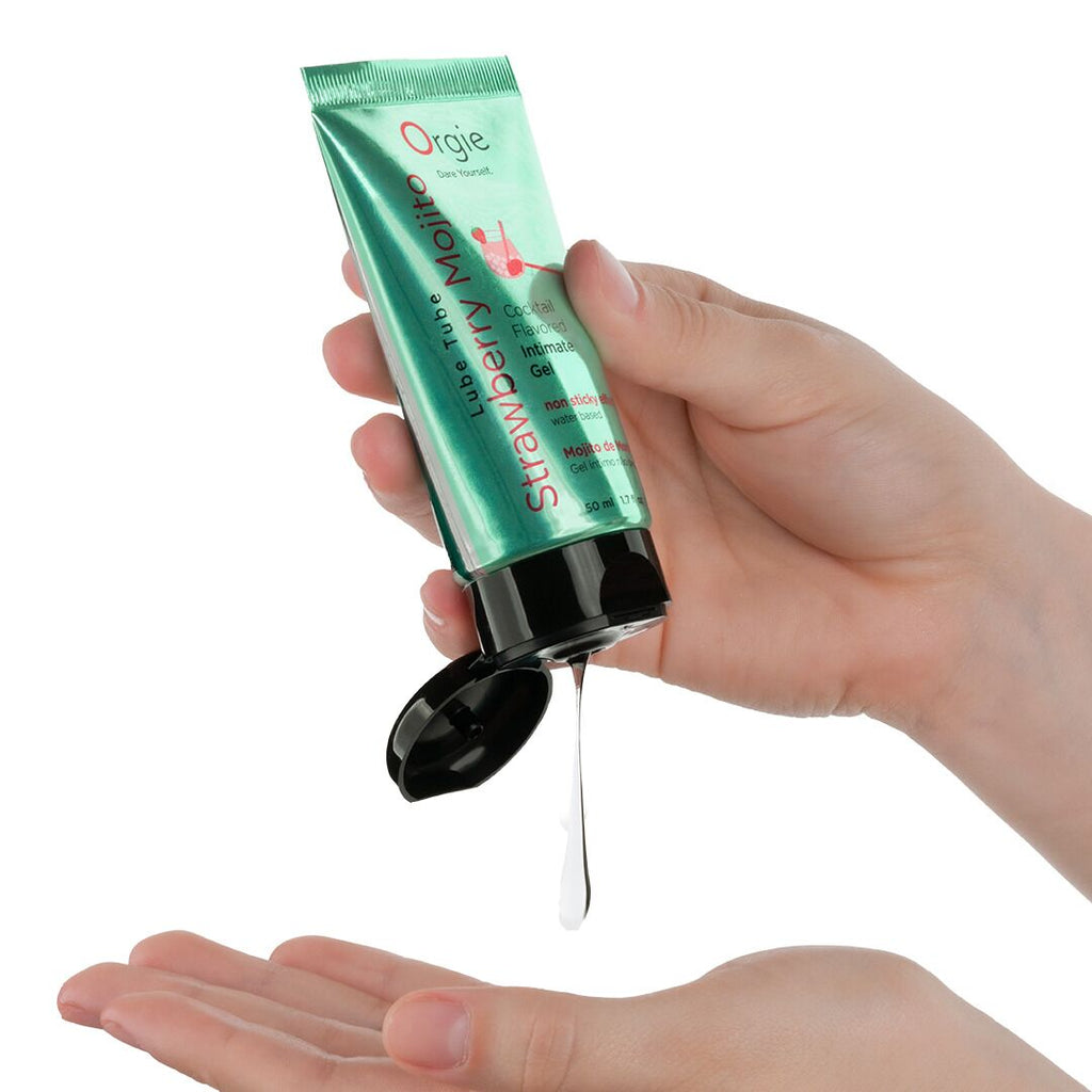 Orgie (Бразилія-Португалія) Лубрикант на водній основі Orgie Lube Tube Strawberry Mojito, 50 мл
