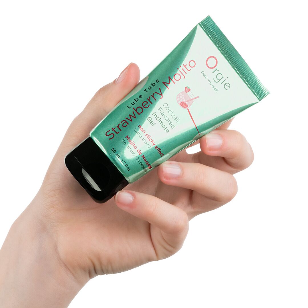 Orgie (Бразилія-Португалія) Лубрикант на водній основі Orgie Lube Tube Strawberry Mojito, 50 мл